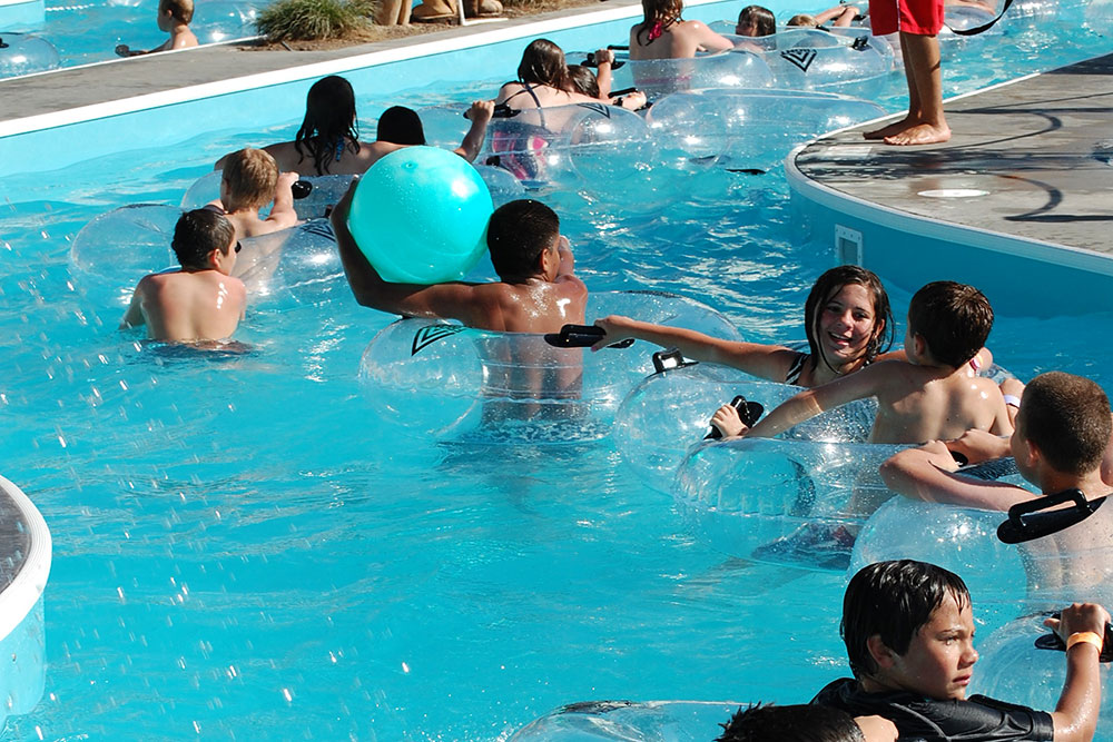 Guests Enjoy Lazy River