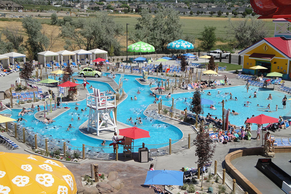 Wide Shot of Lazy River